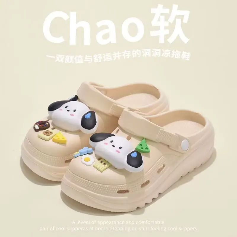 New Southeast Asian Style Summer Outdoor Non-Slip Odorless Casual Beach Eva Closed-Toe Thick-Soled Black Clogs for Women