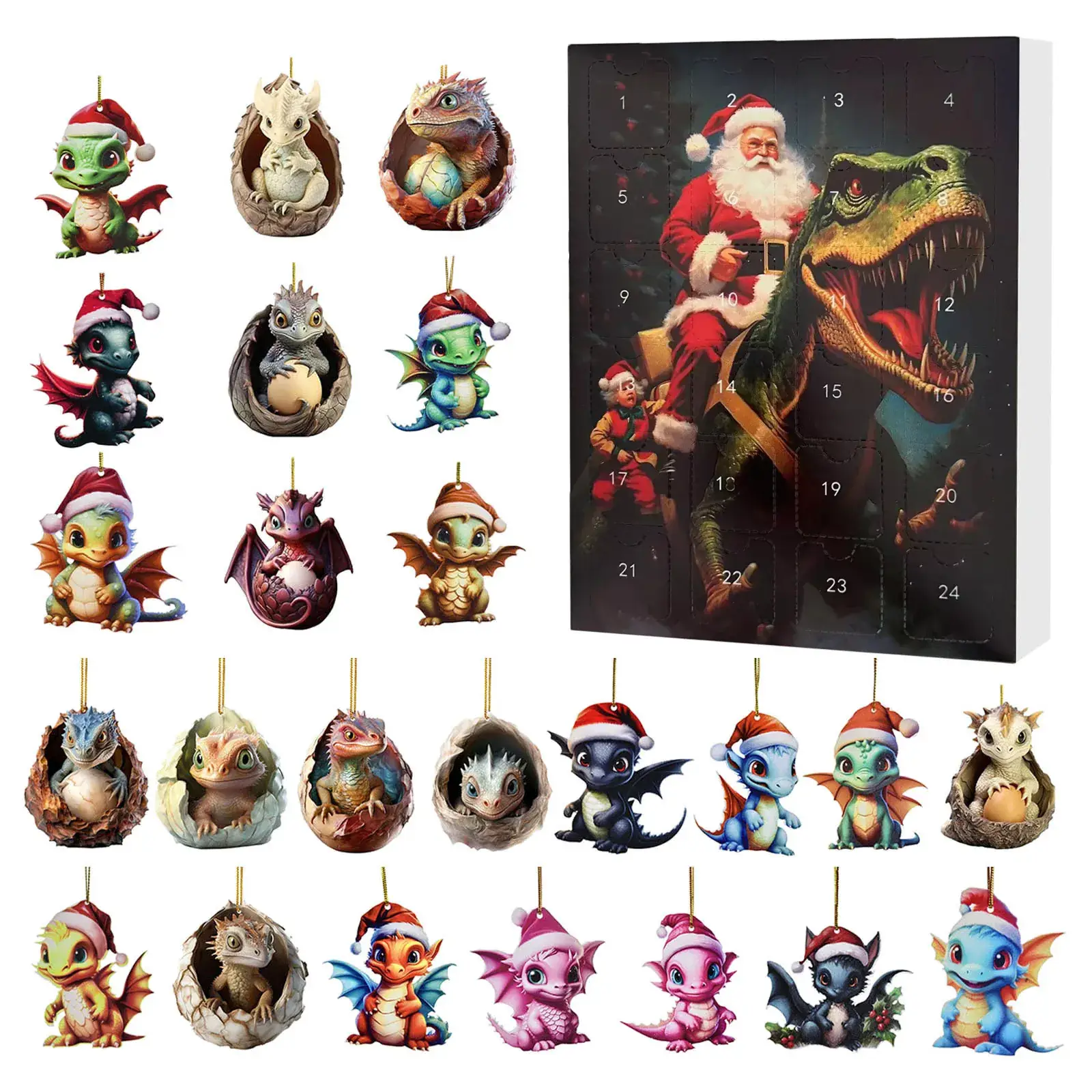 2024 Yak Christmas Counted Blind Box Acrylic Pendant - Image 19