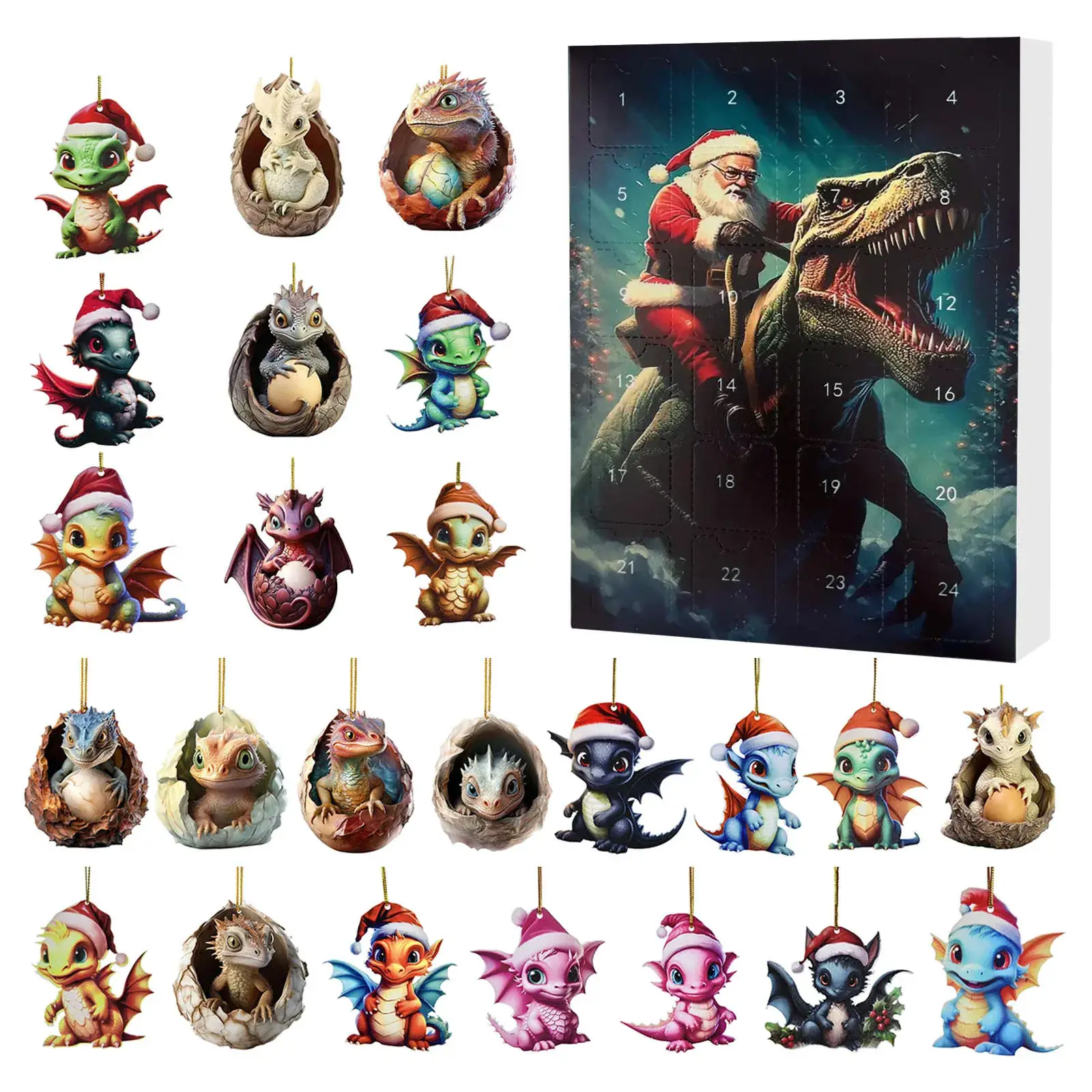 2024 Yak Christmas Counted Blind Box Acrylic Pendant - Image 20