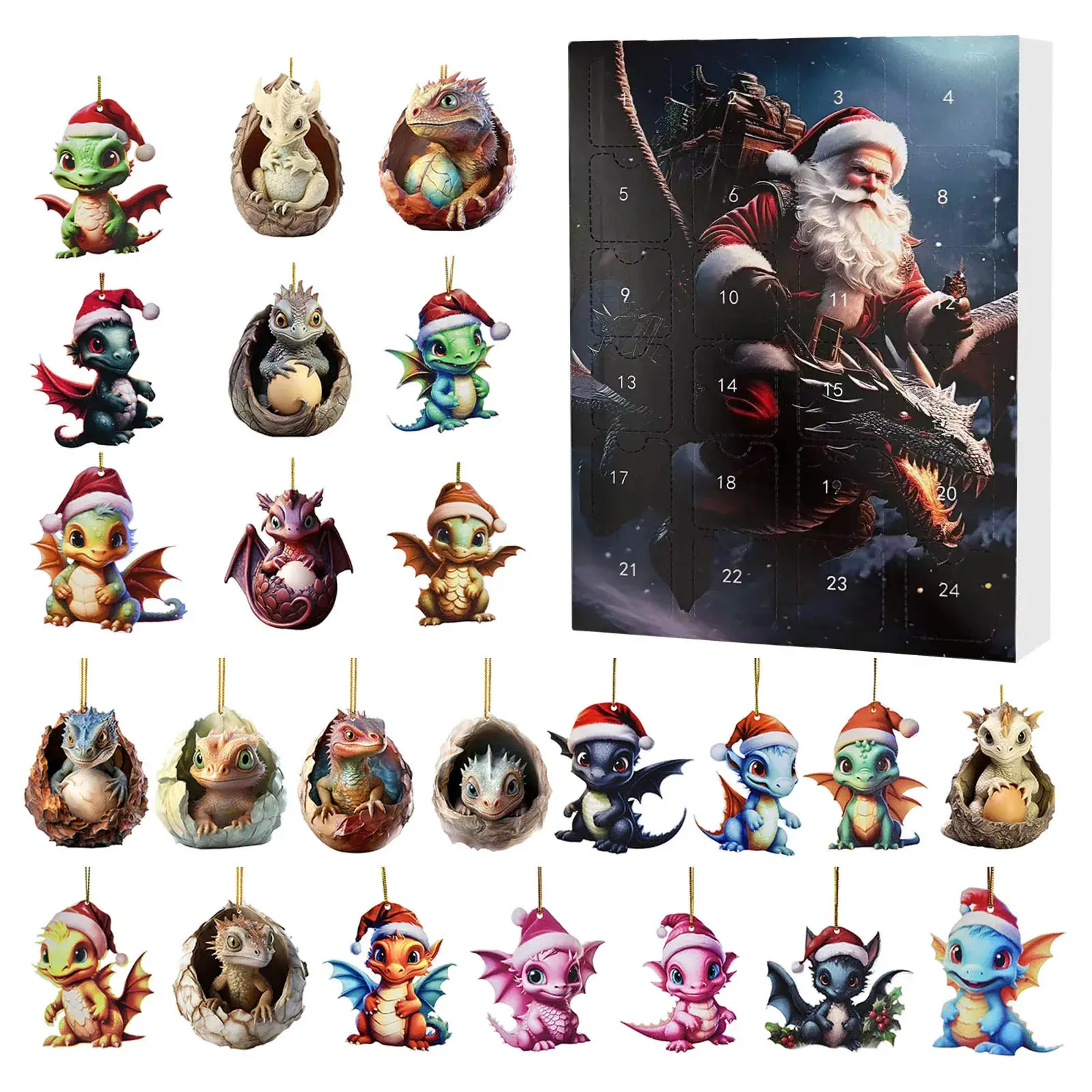 2024 Yak Christmas Counted Blind Box Acrylic Pendant - Image 24