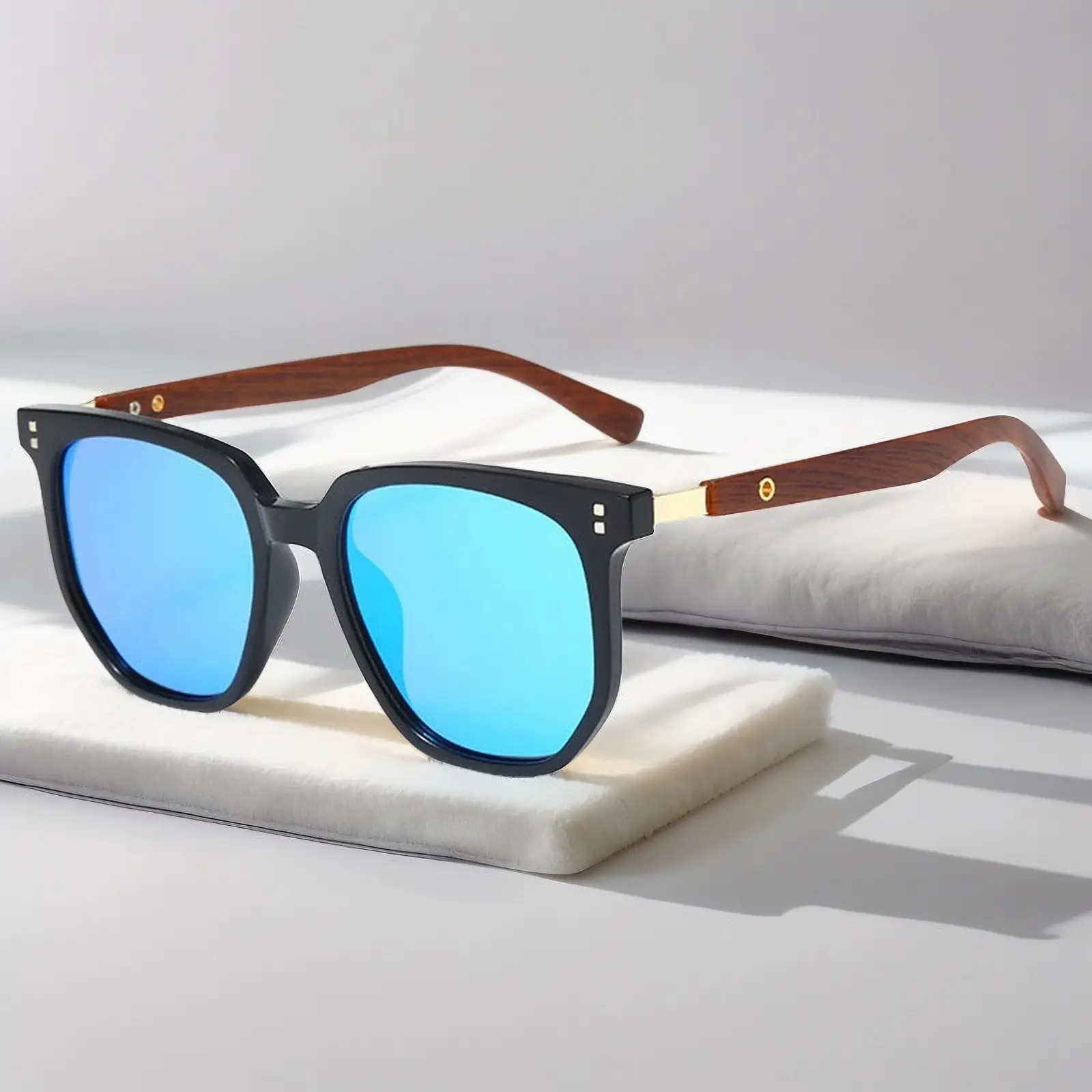 2026 Korean Style Brown Sunglasses for Women Square Frame - Image 7