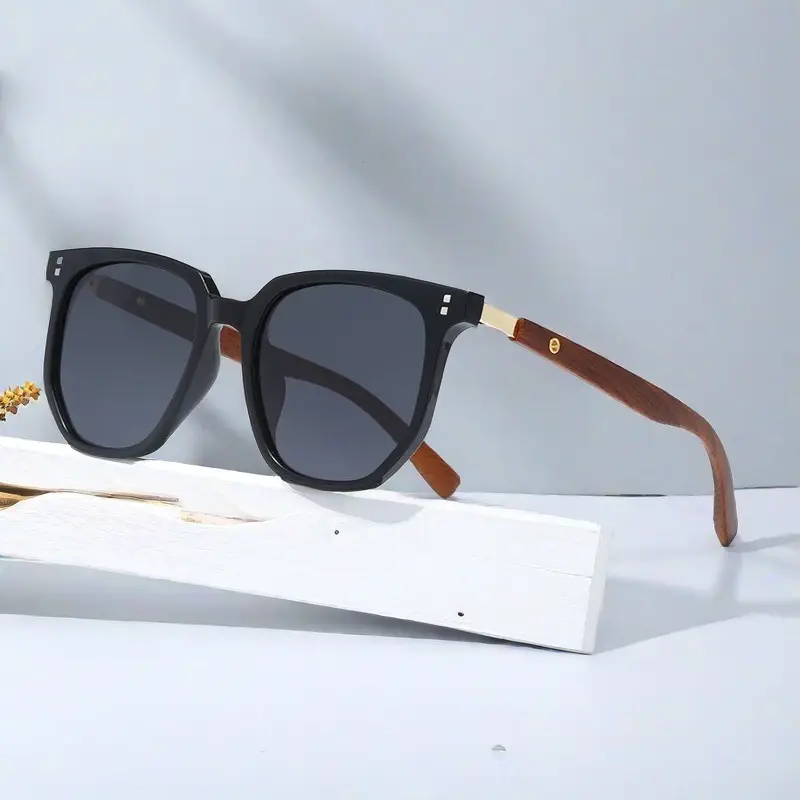 2026 Korean Style Brown Sunglasses for Women Square Frame — feature 11