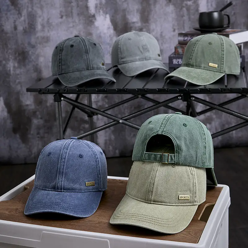 Vintage Green Duck Tissue Baseball Cap for Men - Image 15
