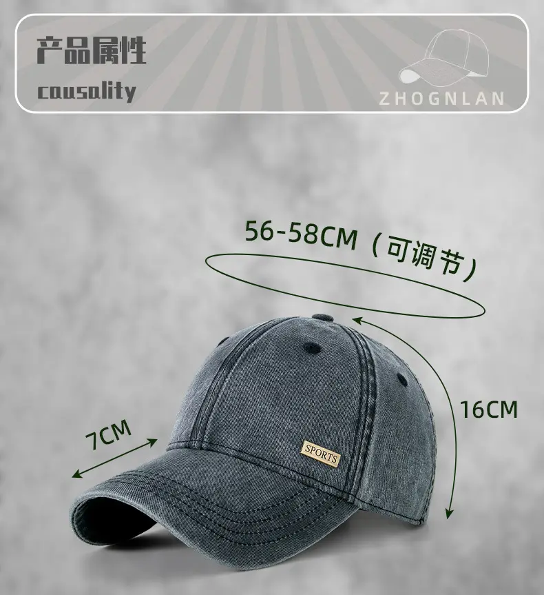 Vintage Green Duck Tissue Baseball Cap for Men — feature 22