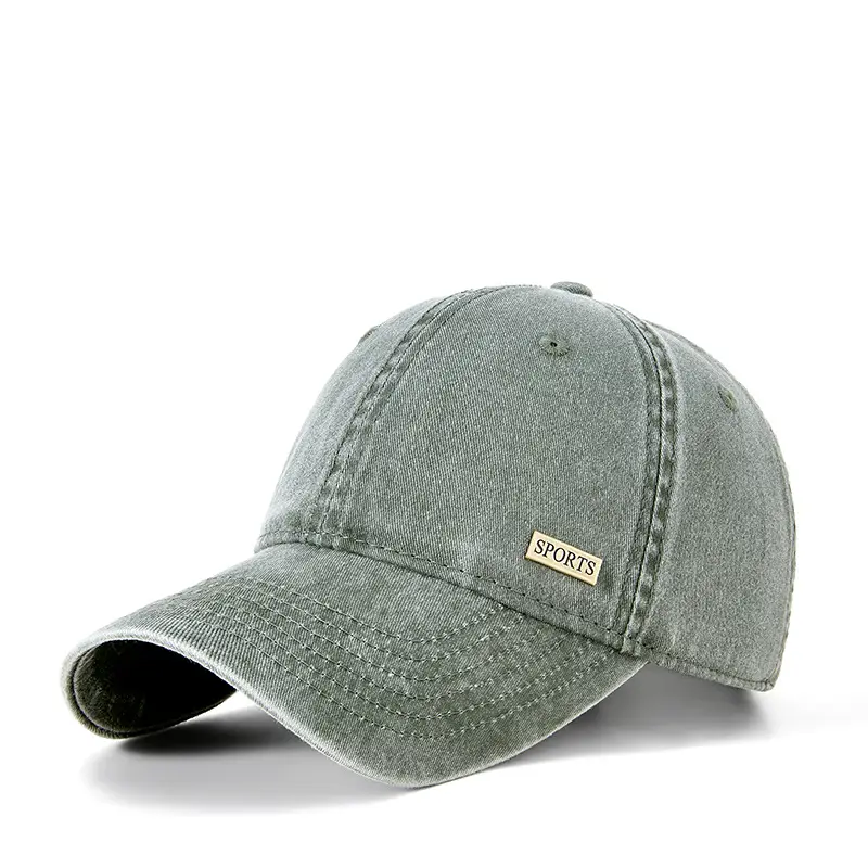Vintage Green Duck Tissue Baseball Cap for Men - Image 10