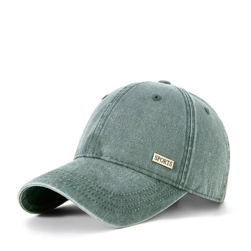 Vintage Green Duck Tissue Baseball Cap for Men - Image 9