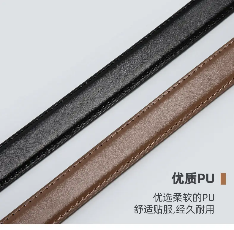 Black Gold C Buckle Women's Slim Fit Belt — feature 10