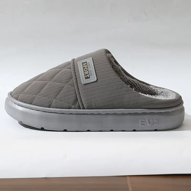Cotton Slippers for Men Winter 2026 New Model Home Non-Slip Indoor Home Warm Couple Waterproof Cotton Slippers Men's Autumn — feature 14