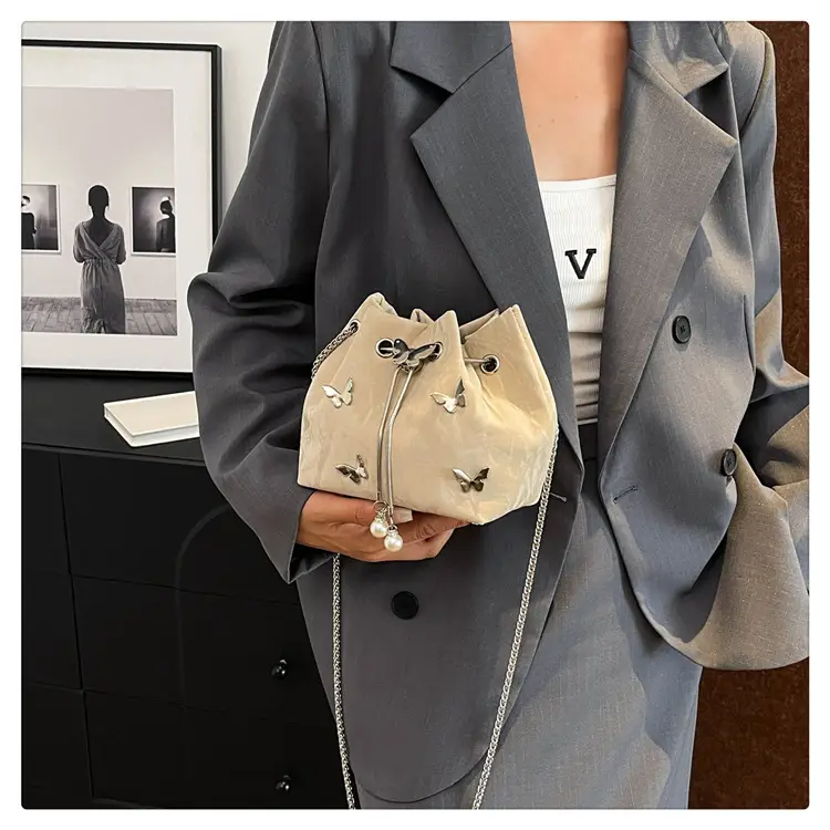 Pink Butterfly Rivet Handbag Women 2024 — feature 14