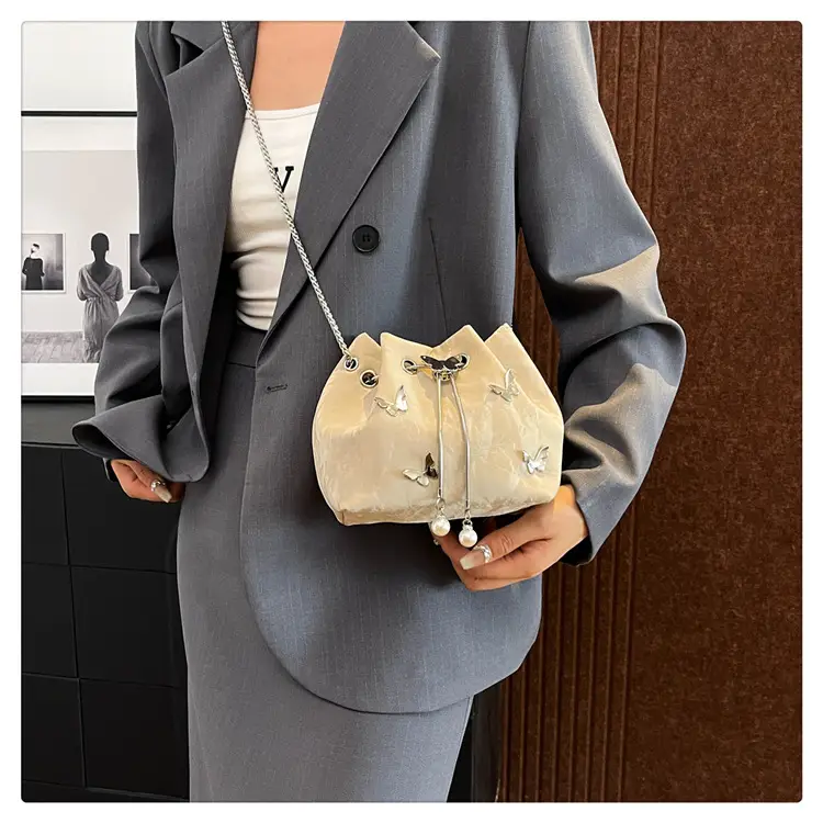 Pink Butterfly Rivet Handbag Women 2024 — feature 15