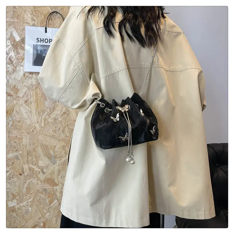 Pink Butterfly Rivet Handbag Women 2024 — feature 24