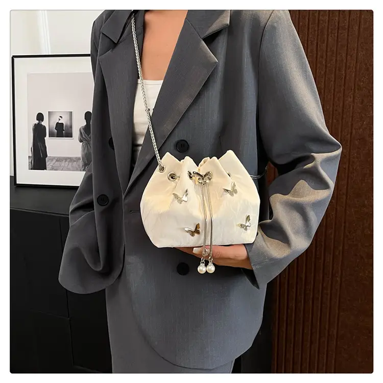 Pink Butterfly Rivet Handbag Women 2024 — feature 27