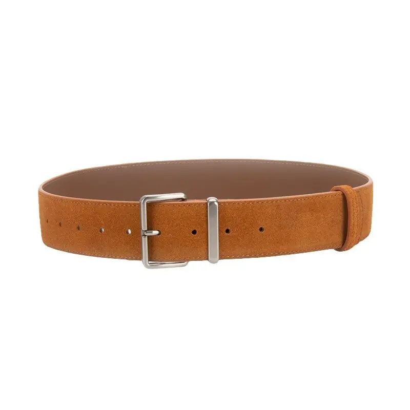 Purple Anti-Frill Women's Belt High-end Genuine Leather - Image 18