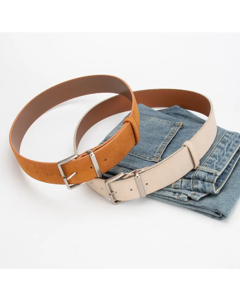Purple Anti-Frill Women's Belt High-end Genuine Leather — feature 12