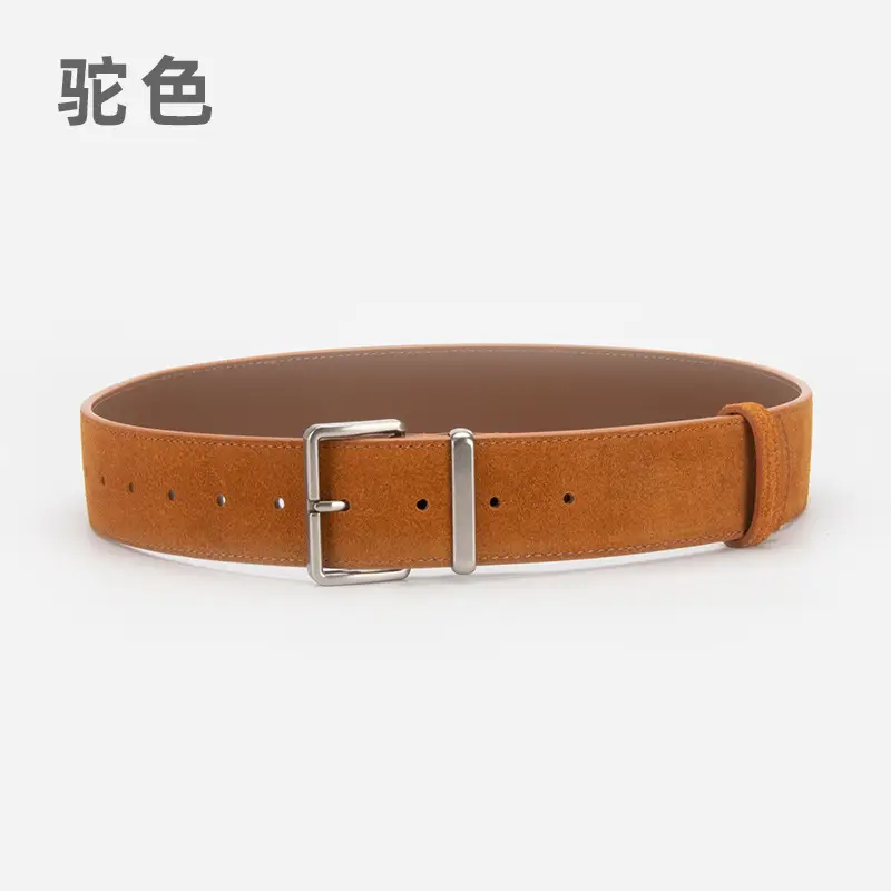 Purple Anti-Frill Women's Belt High-end Genuine Leather - Image 10