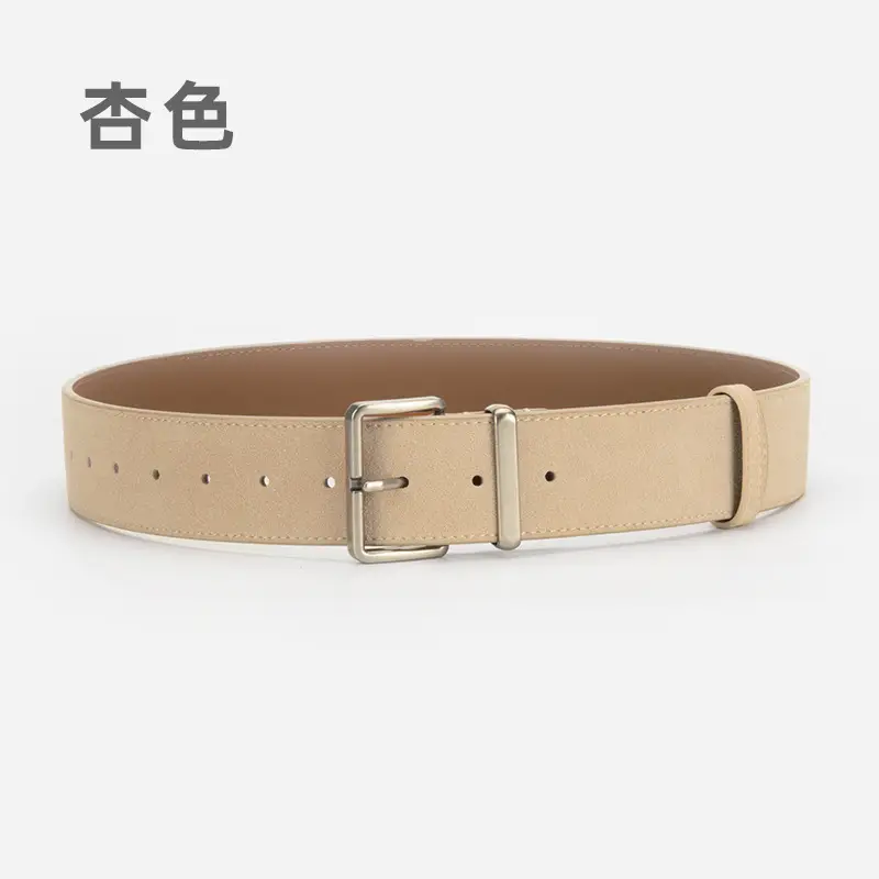 Purple Anti-Frill Women's Belt High-end Genuine Leather - Image 13