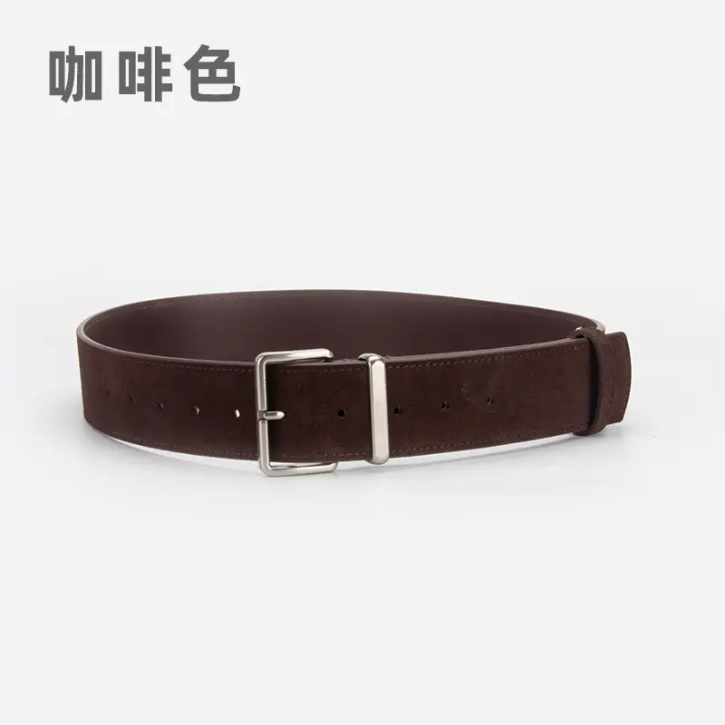 Purple Anti-Frill Women's Belt High-end Genuine Leather - Image 5