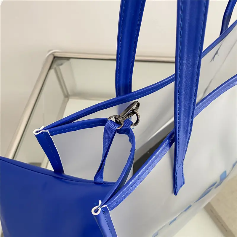 Transparent Large Bags for Women 2026 New Fashion Jelly Shoulder Tote - Image 7
