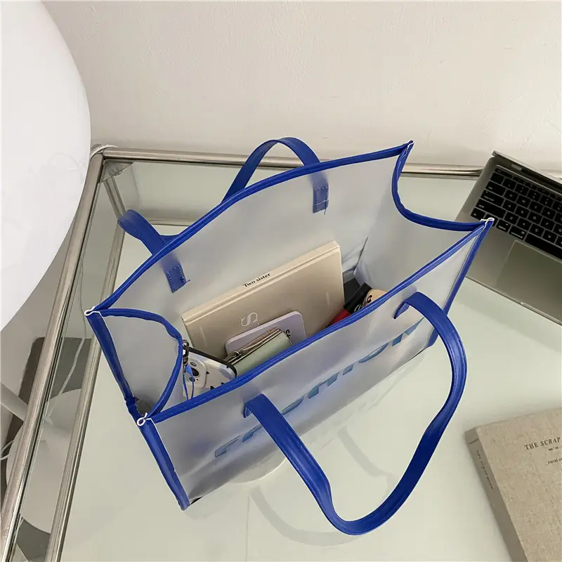 Transparent Large Bags for Women 2026 New Fashion Jelly Shoulder Tote - Image 8