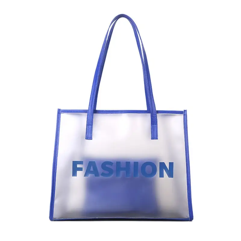 Transparent Large Bags for Women 2026 New Fashion Jelly Shoulder Tote - Image 9