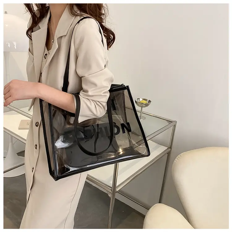 Transparent Large Bags for Women 2026 New Fashion Jelly Shoulder Tote — feature 10
