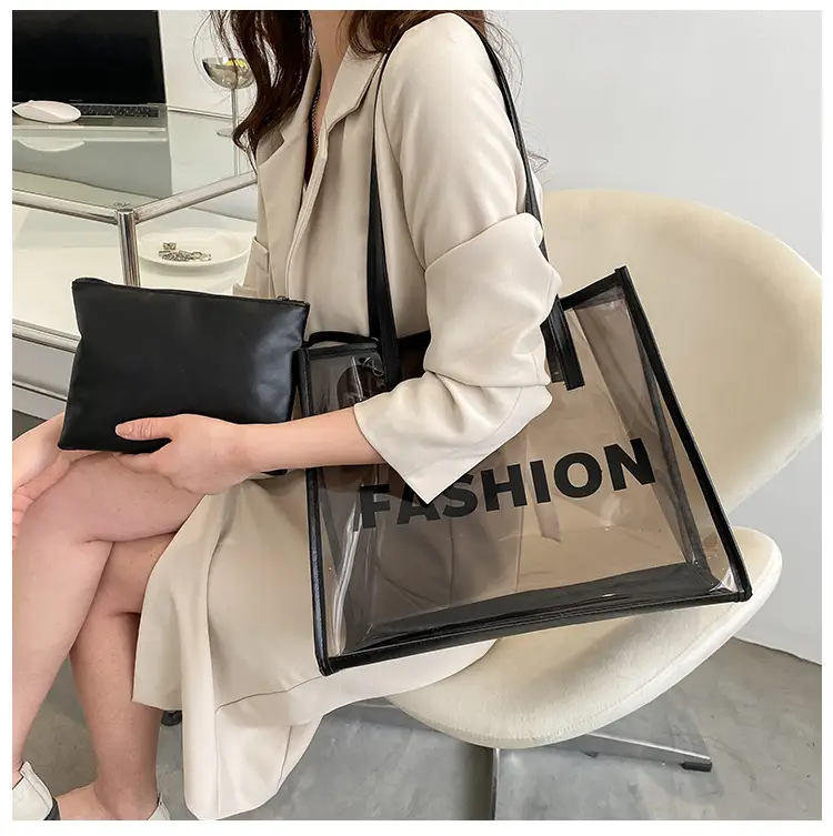 Transparent Large Bags for Women 2026 New Fashion Jelly Shoulder Tote — feature 11