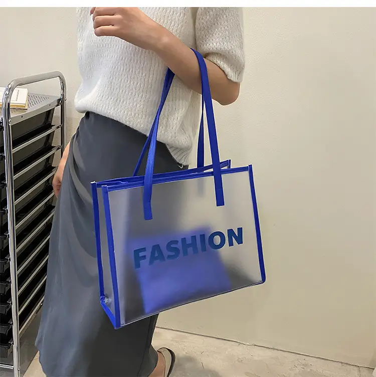 Transparent Large Bags for Women 2026 New Fashion Jelly Shoulder Tote — feature 12