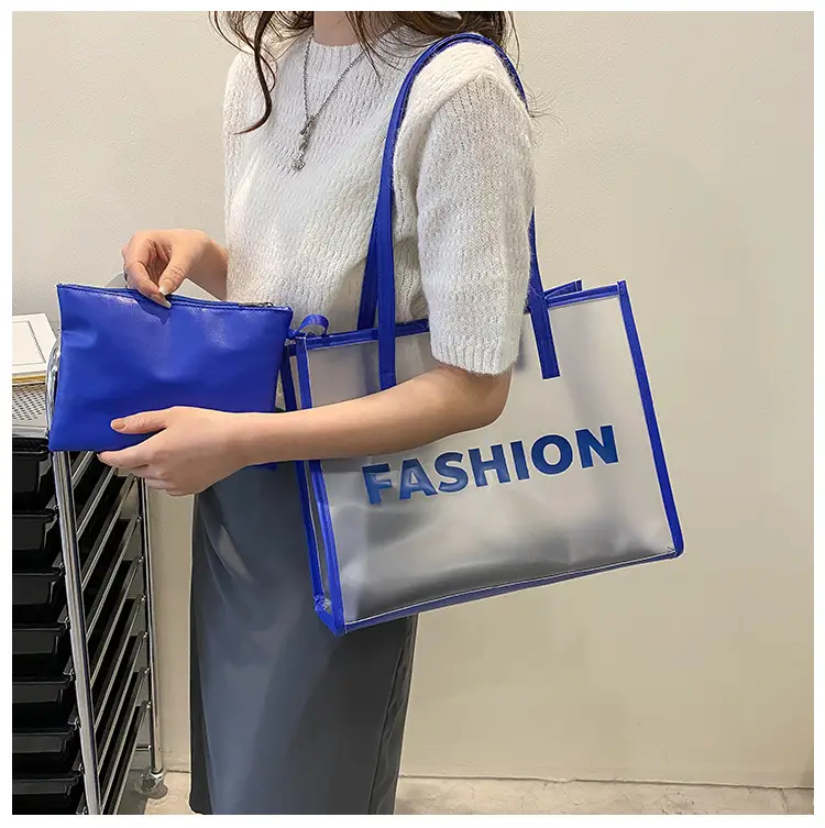 Transparent Large Bags for Women 2026 New Fashion Jelly Shoulder Tote — feature 14