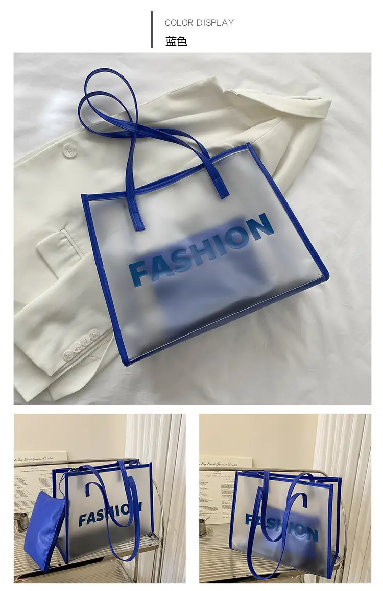 Transparent Large Bags for Women 2026 New Fashion Jelly Shoulder Tote — feature 15