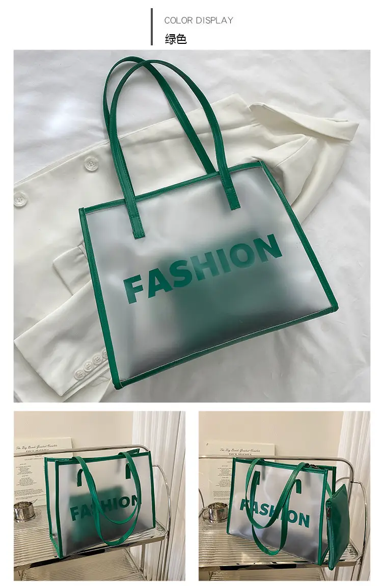 Transparent Large Bags for Women 2026 New Fashion Jelly Shoulder Tote — feature 16