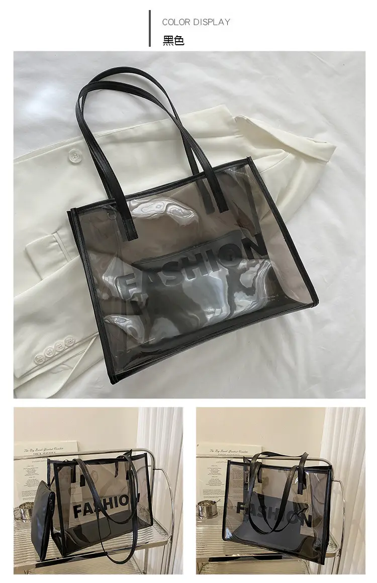Transparent Large Bags for Women 2026 New Fashion Jelly Shoulder Tote — feature 18