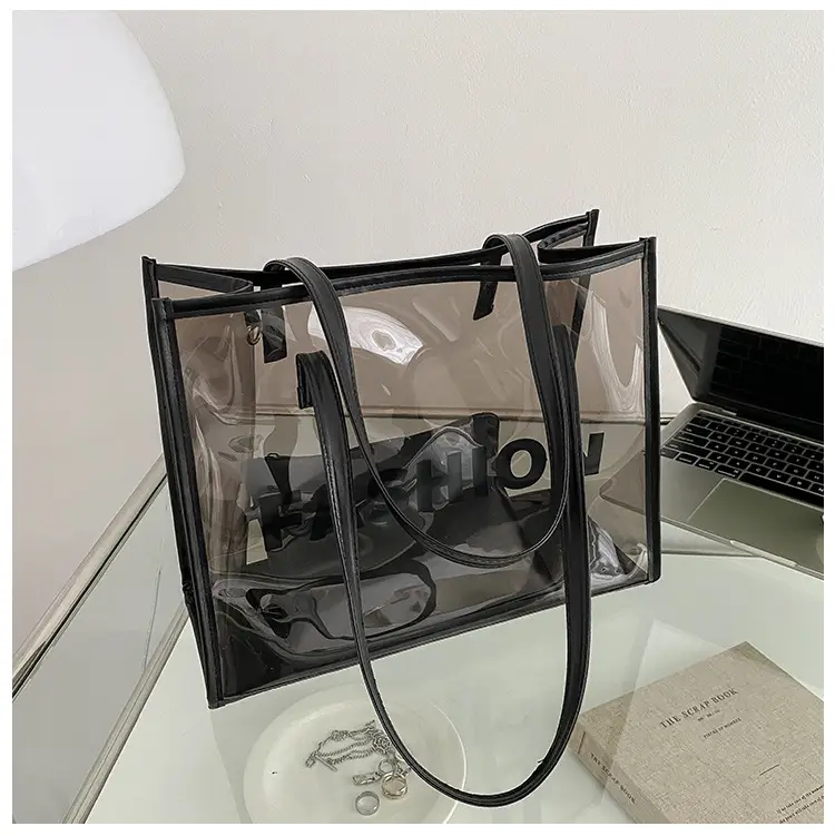 Transparent Large Bags for Women 2026 New Fashion Jelly Shoulder Tote — feature 21