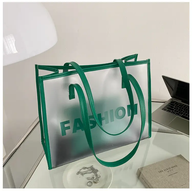 Transparent Large Bags for Women 2026 New Fashion Jelly Shoulder Tote — feature 22