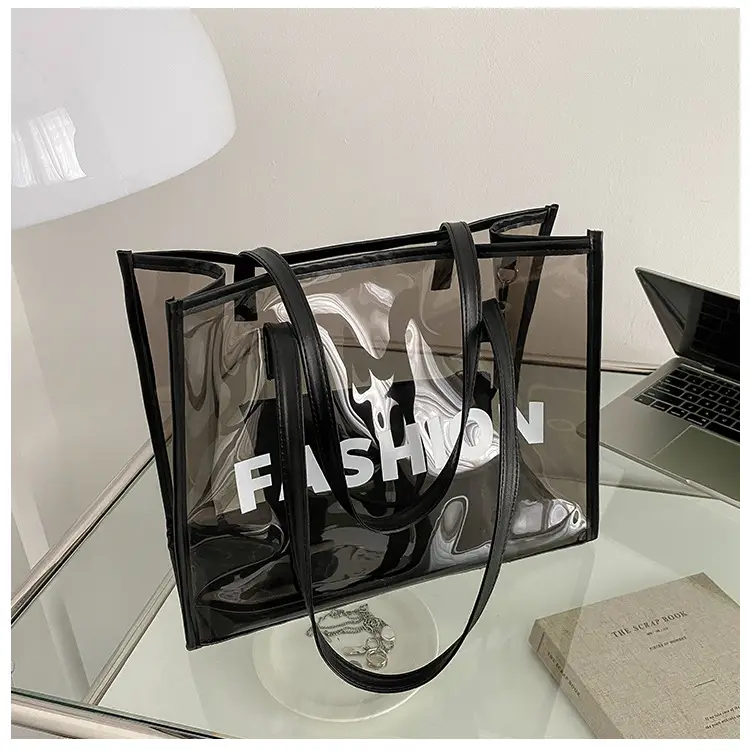 Transparent Large Bags for Women 2026 New Fashion Jelly Shoulder Tote — feature 23