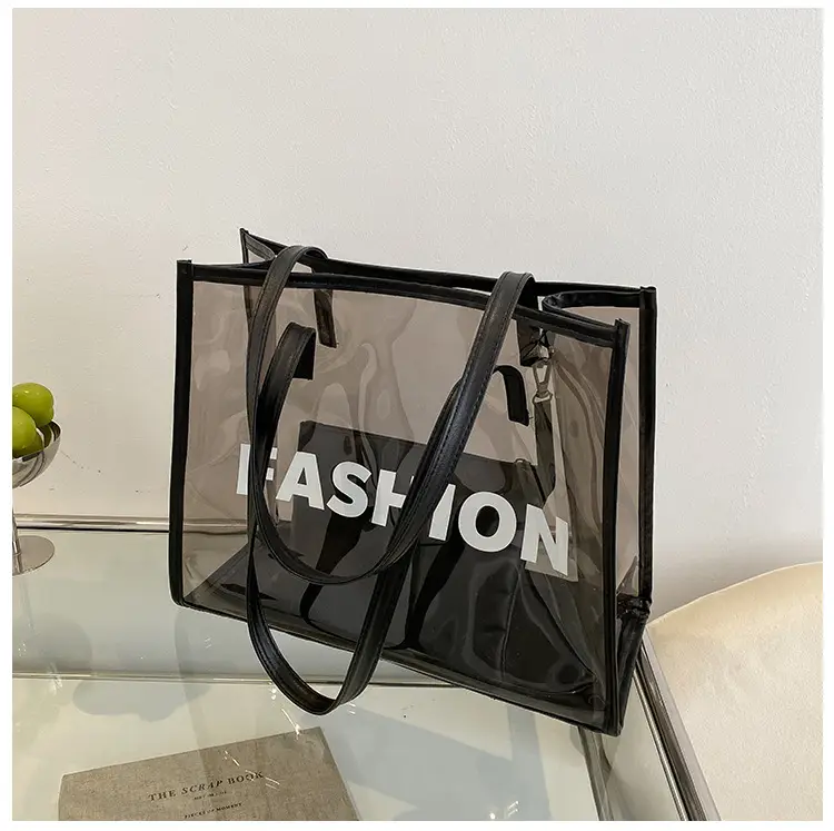 Transparent Large Bags for Women 2026 New Fashion Jelly Shoulder Tote — feature 26