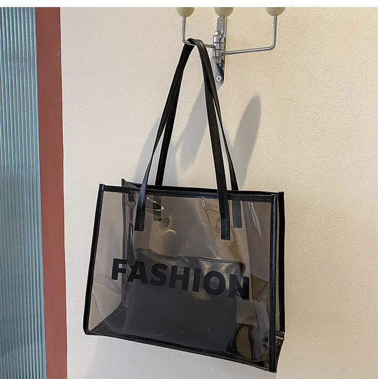 Transparent Large Bags for Women 2026 New Fashion Jelly Shoulder Tote — feature 32