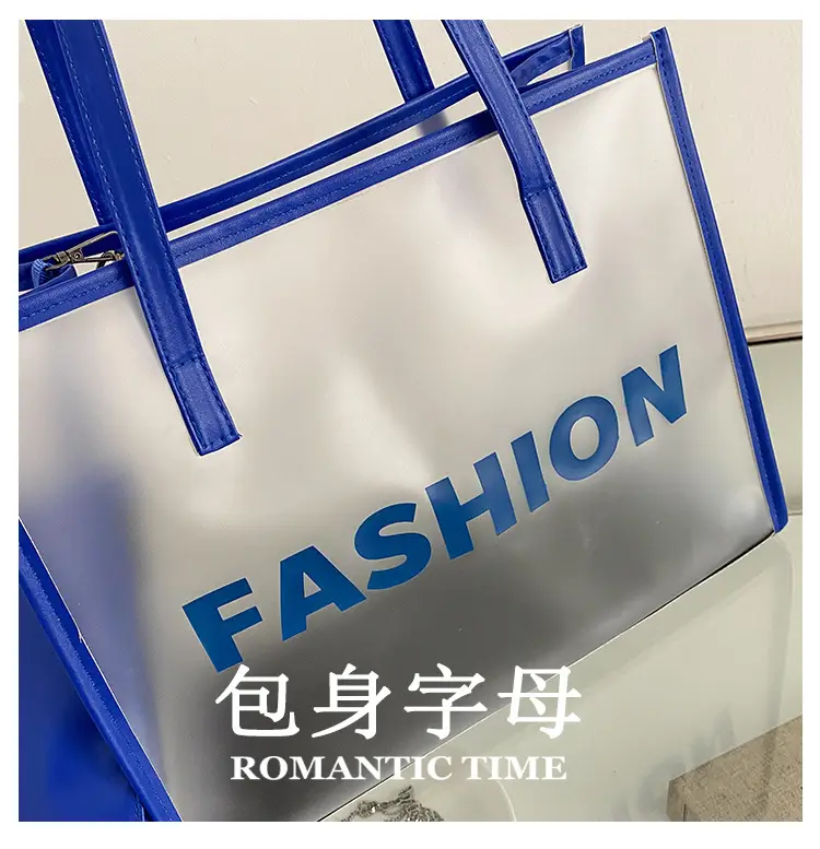 Transparent Large Bags for Women 2026 New Fashion Jelly Shoulder Tote — feature 4