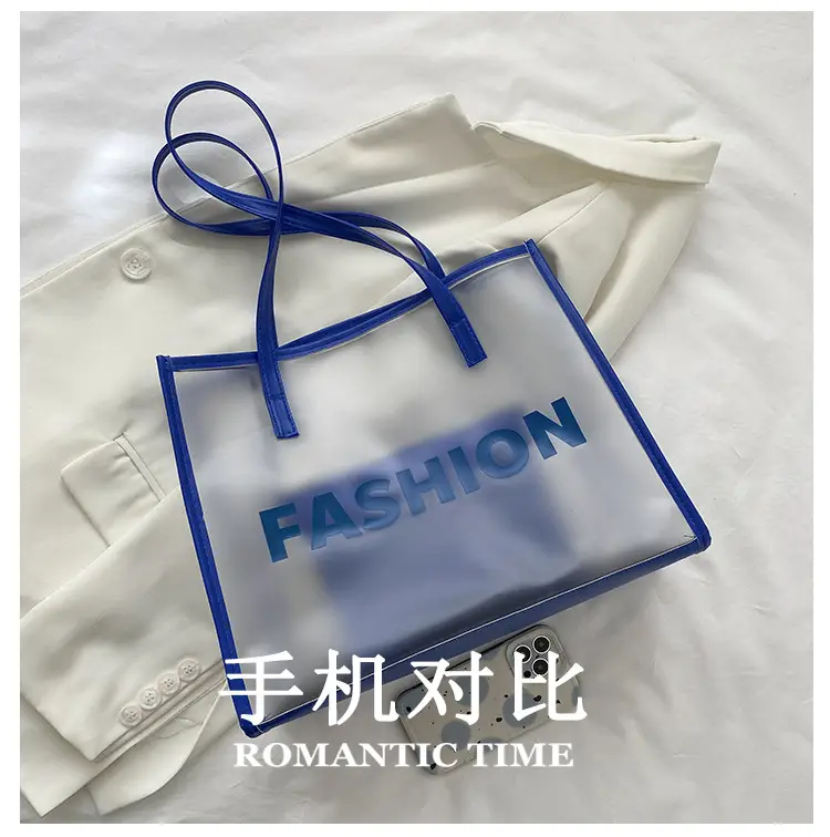 Transparent Large Bags for Women 2026 New Fashion Jelly Shoulder Tote — feature 5