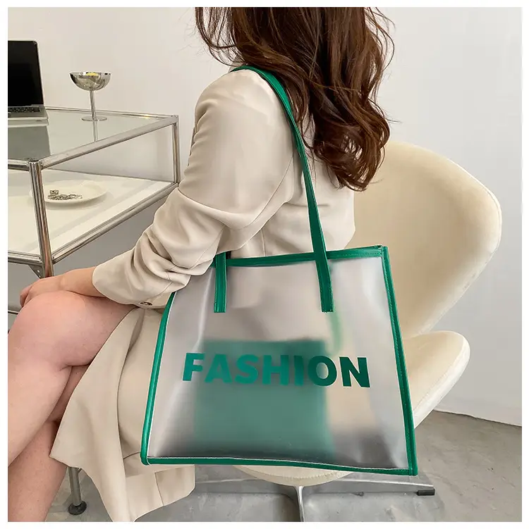 Transparent Large Bags for Women 2026 New Fashion Jelly Shoulder Tote — feature 7