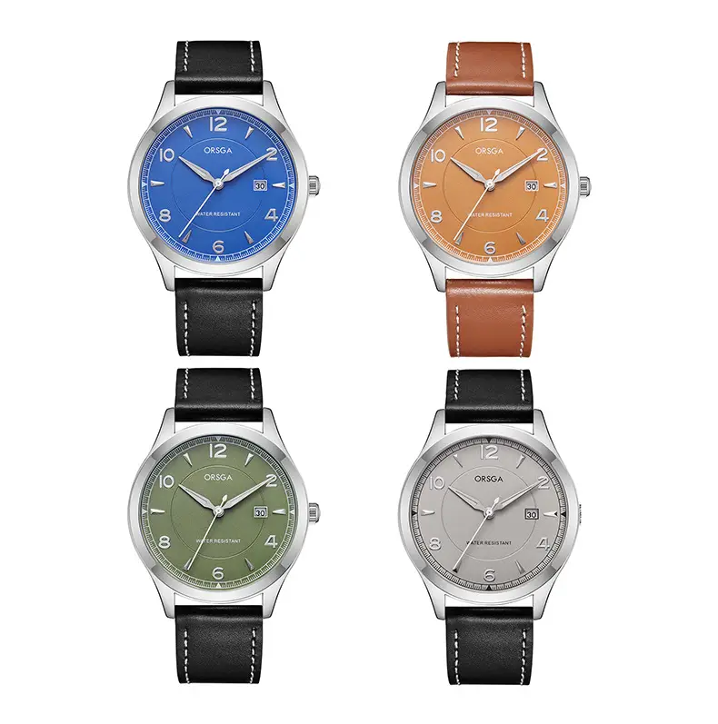 ORSGA Men's Stainless Steel Quartz Watch with Calendar — feature 13