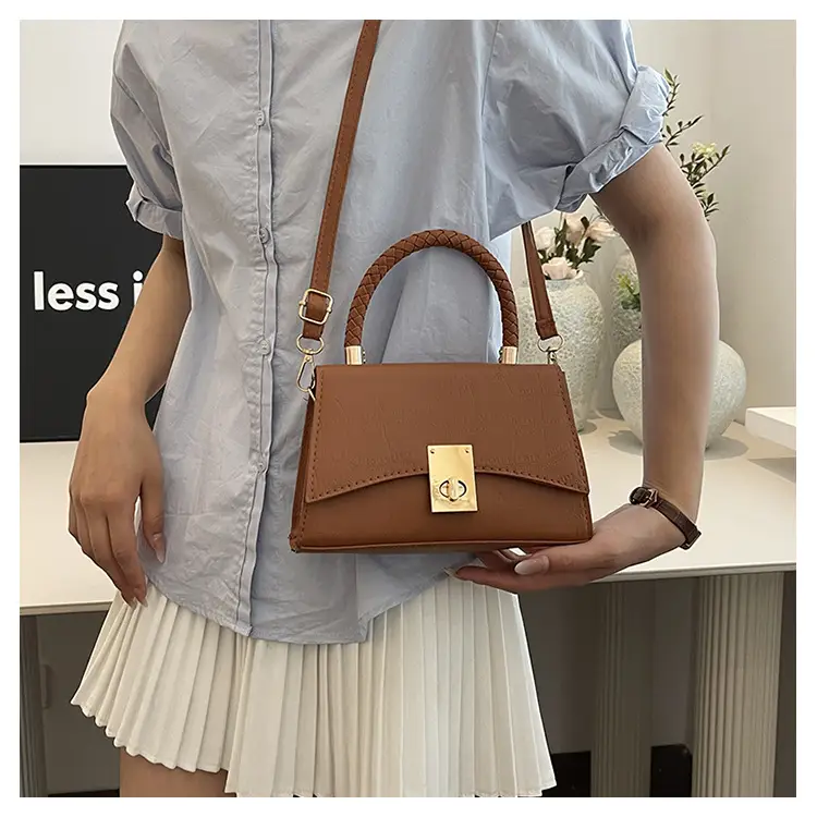 2025 Retro Small Handbags Women Pink Black Brown — feature 14