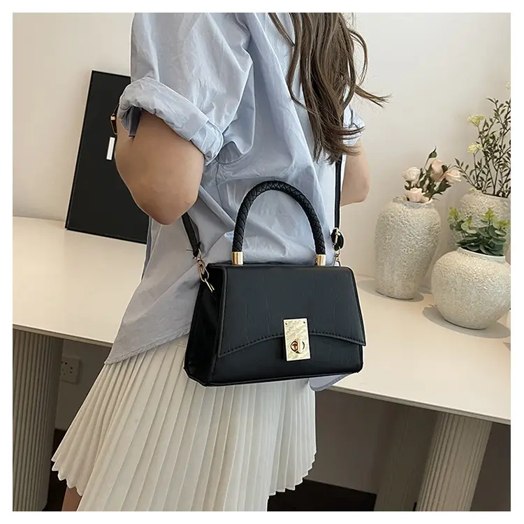 2025 Retro Small Handbags Women Pink Black Brown — feature 9