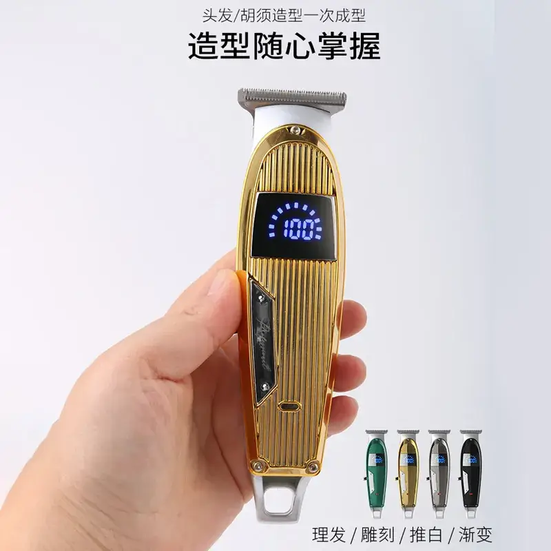 Digital Display Electric Hair Clipper for Bald Head Shaving - Image 3