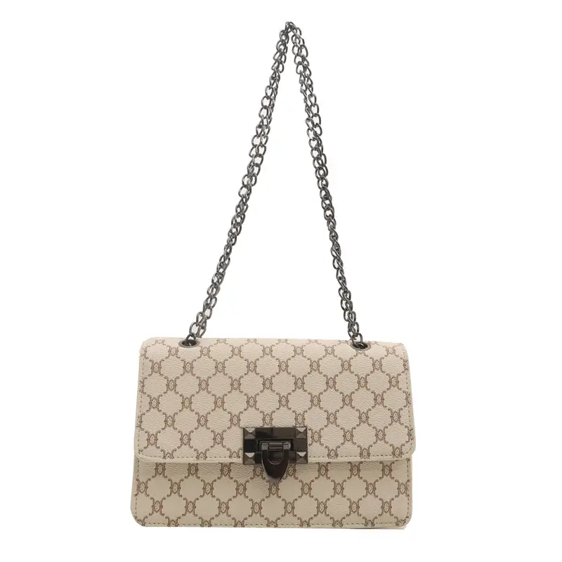 Women's 2024 Retro Chain Bag Small Square All-match - Image 7
