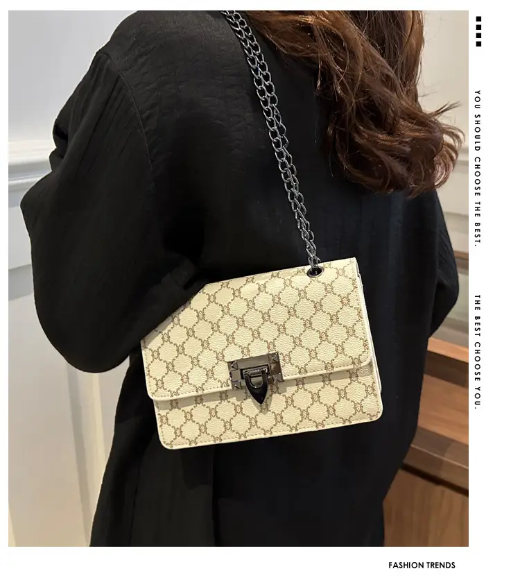 Women's 2024 Retro Chain Bag Small Square All-match — feature 2