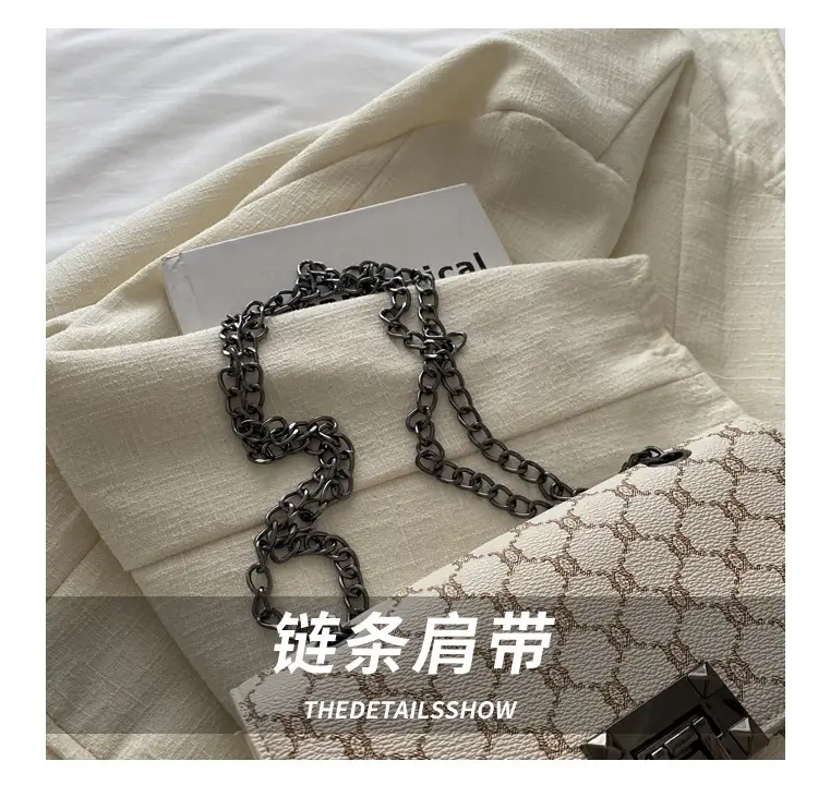 Women's 2024 Retro Chain Bag Small Square All-match — feature 6