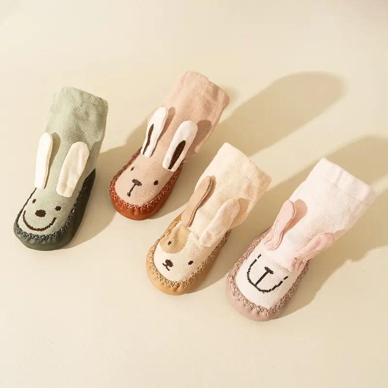 Baby Cartoon Socks 1-3Yr Non-Slip Soft Bottom
