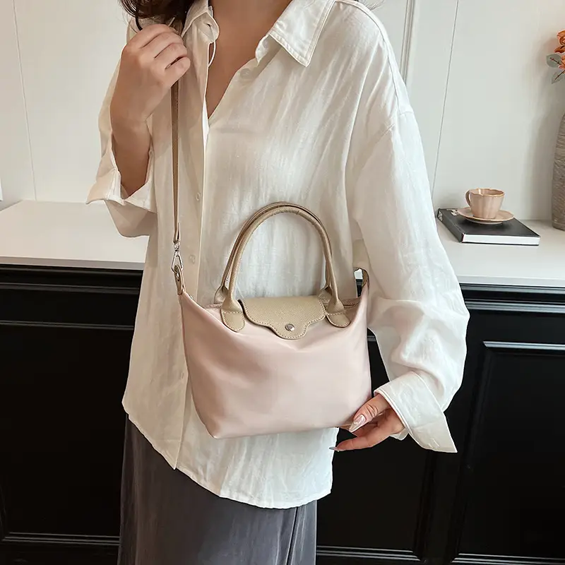 Trendy Women's Black Brown PU Shoulder Bag Large Capacity — feature 22