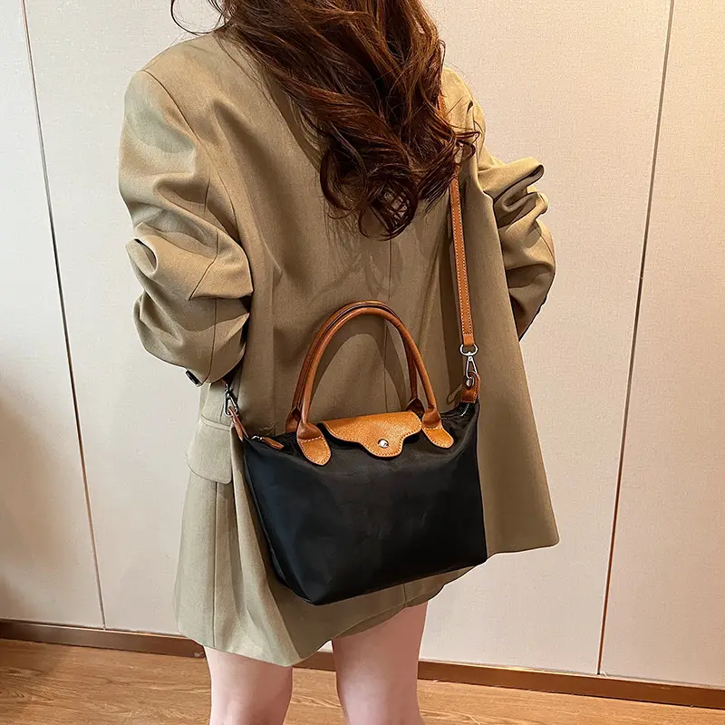 Trendy Women's Black Brown PU Shoulder Bag Large Capacity — feature 28