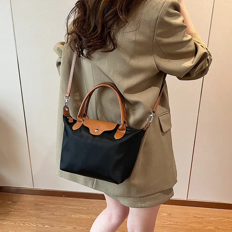 Trendy Women's Black Brown PU Shoulder Bag Large Capacity — feature 29